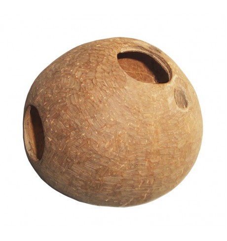 Kokoso dekoracija (poliruota, švelni), 11 cm 